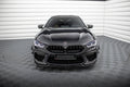 Maxton Design Street+ Spoilerlippe Front Ansatz V.3 passend für BMW M8 Gran Coupe F93 / Coupe F92 schwarz Hochglanz