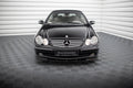 Maxton Design Street+ Spoilerlippe Front Ansatz V.1 passend für MERCEDES CLK W 209 FÜR STANDARD STOßSTANGE schwarz Hochglanz