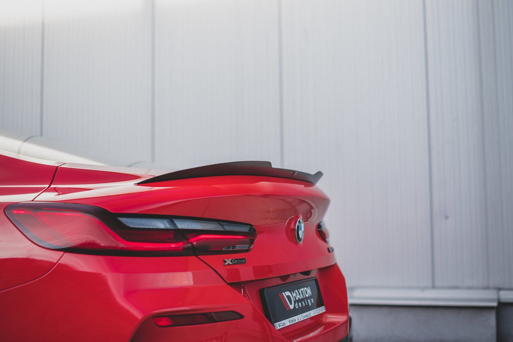 Maxton Design Spoiler CAP passend für BMW 8 Coupe M-Paket G15 schwarz Hochglanz