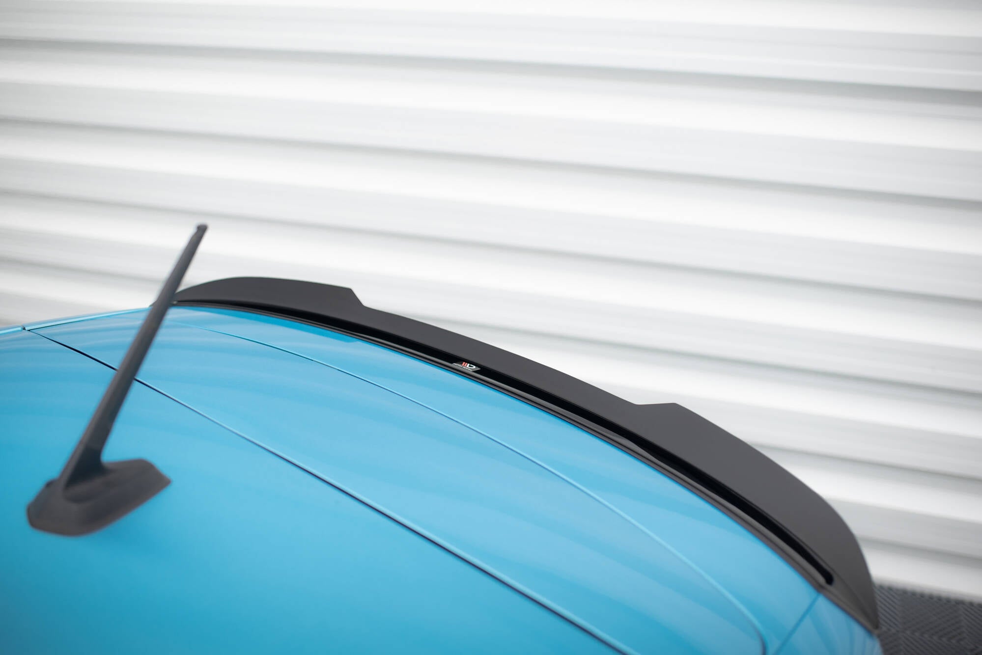 Maxton Design Spoiler CAP passend für Renault Clio Mk5 schwarz Hochglanz