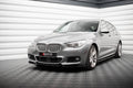 Maxton Design Street+ Spoilerlippe Front Ansatz passend für BMW 5er GT M-Paket F07 schwarz Hochglanz