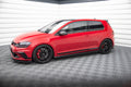 Maxton Design Street+ Seitenschweller Leisten passend für VW Golf GTI Clubsport Mk7 schwarz Hochglanz
