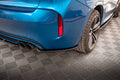 Maxton Design Heck Ansatz Flaps Diffusor passend für BMW X6 M F86 schwarz Hochglanz