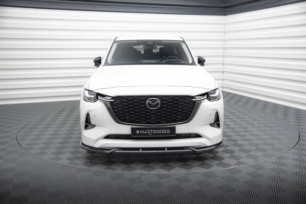 Maxton Design Street+ Spoilerlippe Front Ansatz V.1 passend für Mazda CX-60 Mk1 schwarz Hochglanz