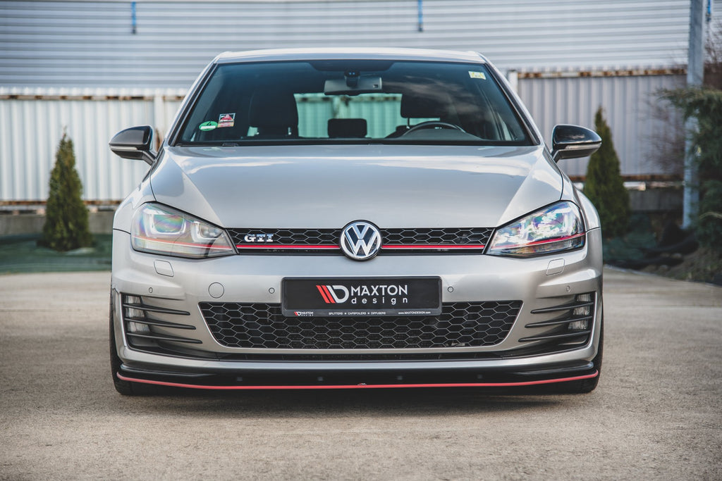 Maxton Design Racing Street+ Spoilerlippe Front Ansatz passend für VW Golf 7 GTI