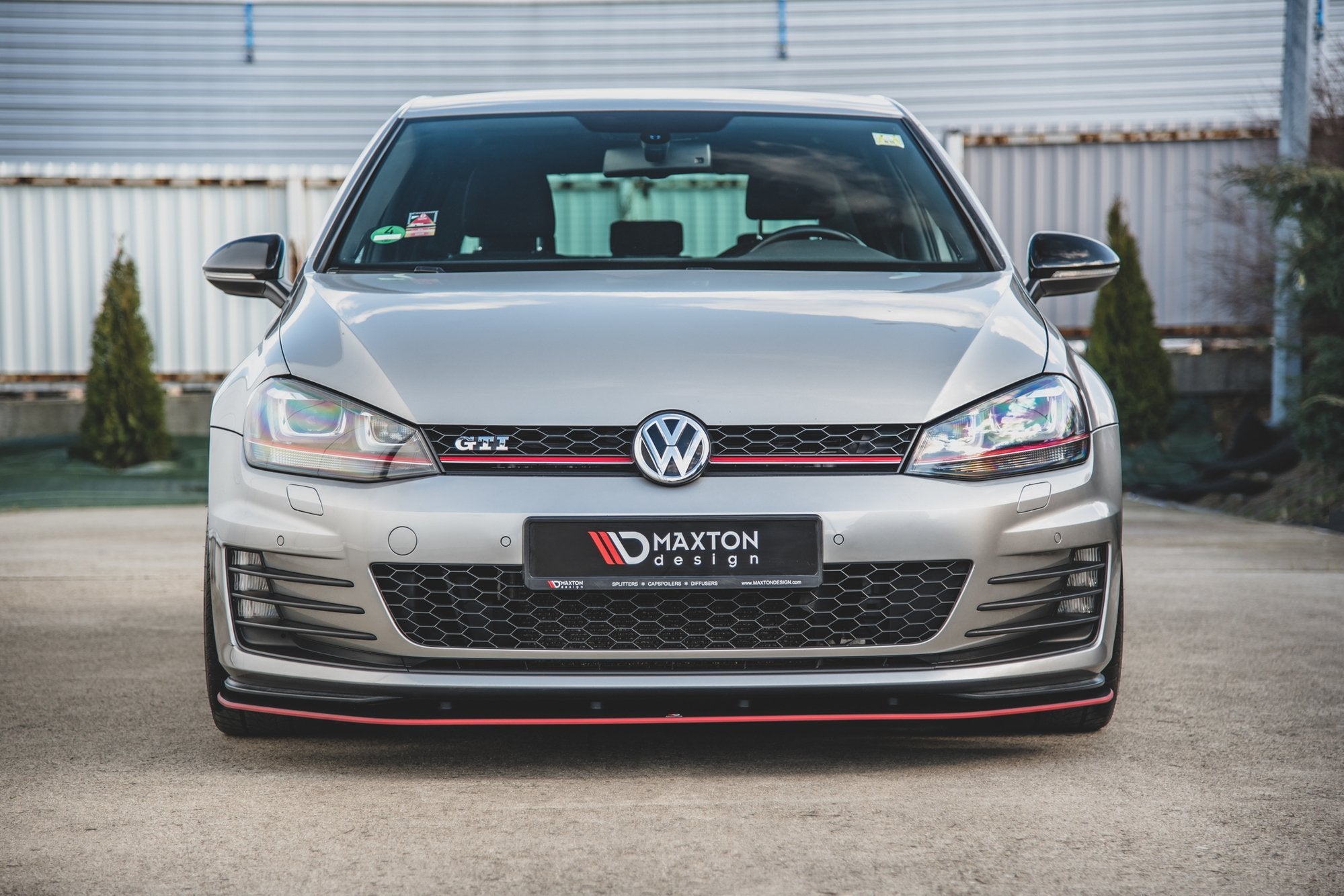 Maxton Design Racing Street+ Spoilerlippe Front Ansatz passend für VW Golf 7 GTI