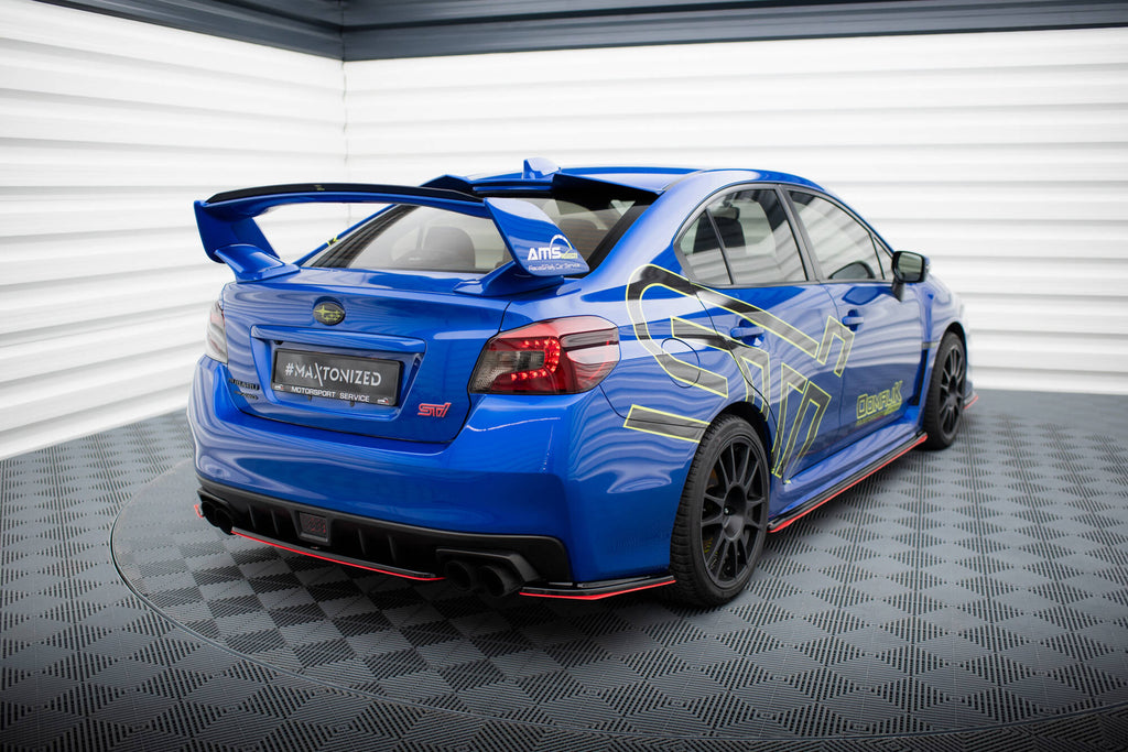 Maxton Design Heckansatz V.2 SUBARU WRX STI schwarz Hochglanz für Subaru WRX Mk1 [2014 - 2017]