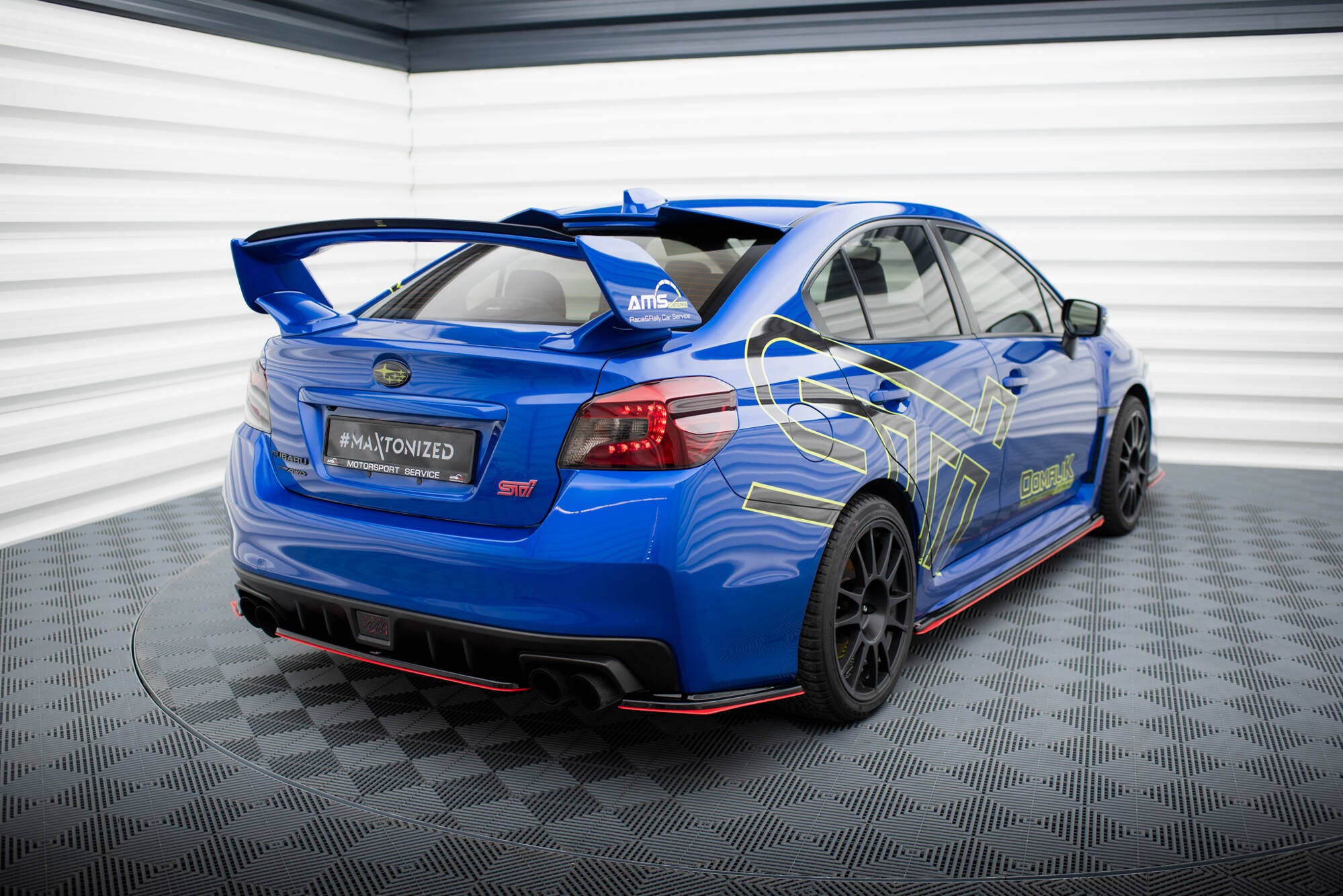 Maxton Design Heckansatz V.2 SUBARU WRX STI schwarz Hochglanz für Subaru WRX Mk1 [2014 - 2017]