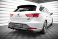 Maxton Design Heck Ansatz Flaps Diffusor V.2 passend für Seat Leon Cupra Sportstourer Mk3 schwarz Hochglanz