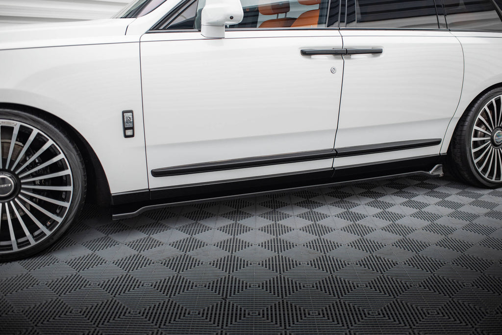 Maxton Design Street+ Seitenschweller Leisten passend für Rolls Royce Cullinan schwarz Hochglanz