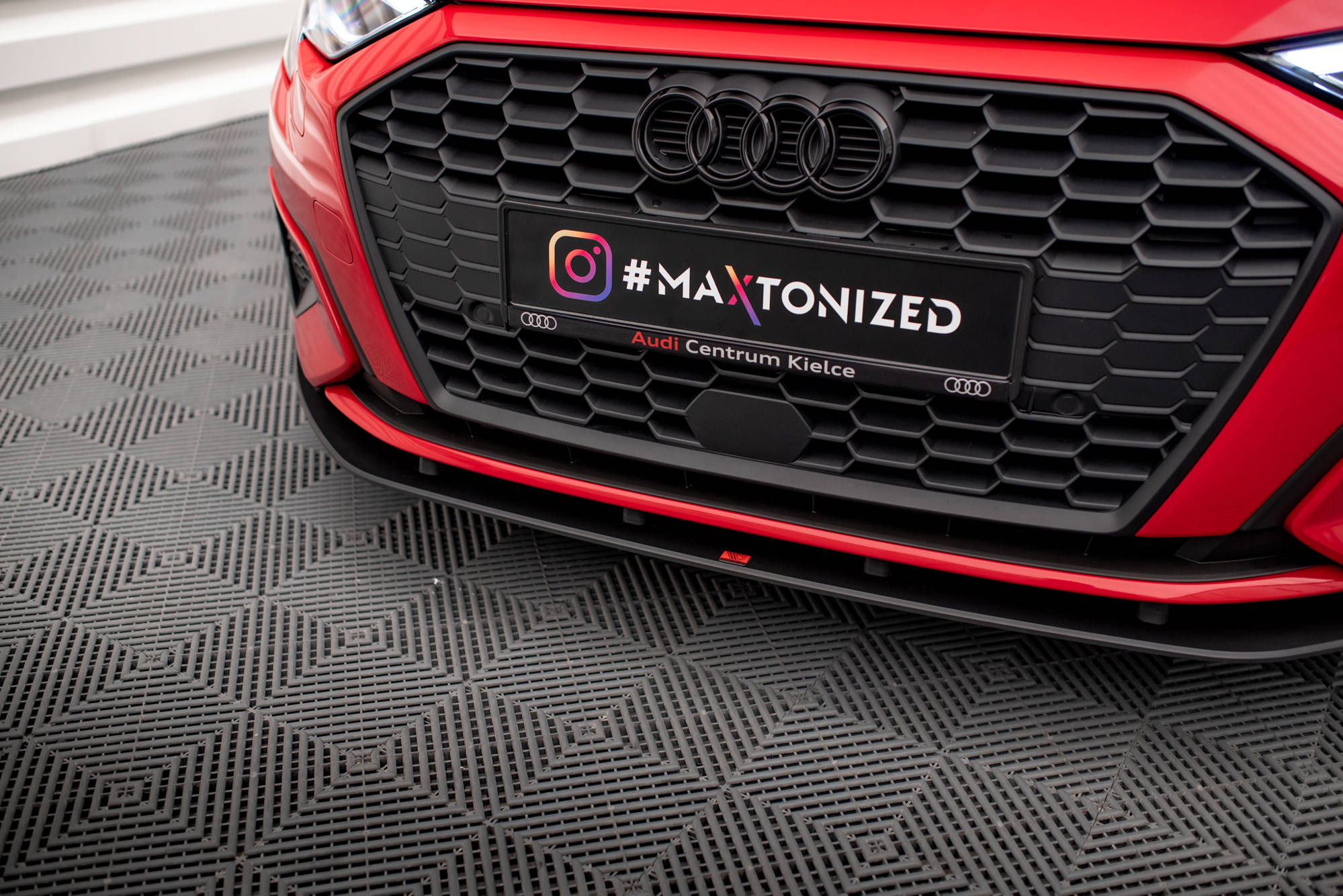 Maxton Design Street Pro Street+ Spoilerlippe Front Ansatz passend für Audi A3 8Y
