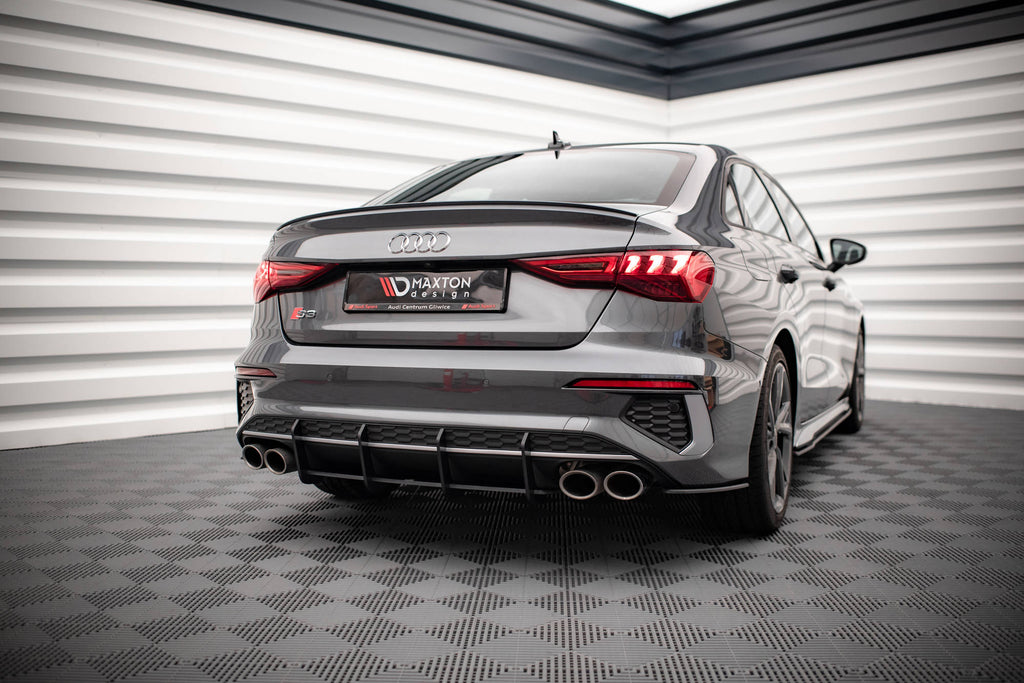 Maxton Design Street Pro Heck Ansatz Flaps Diffusor passend für Audi S3 Limousine 8Y