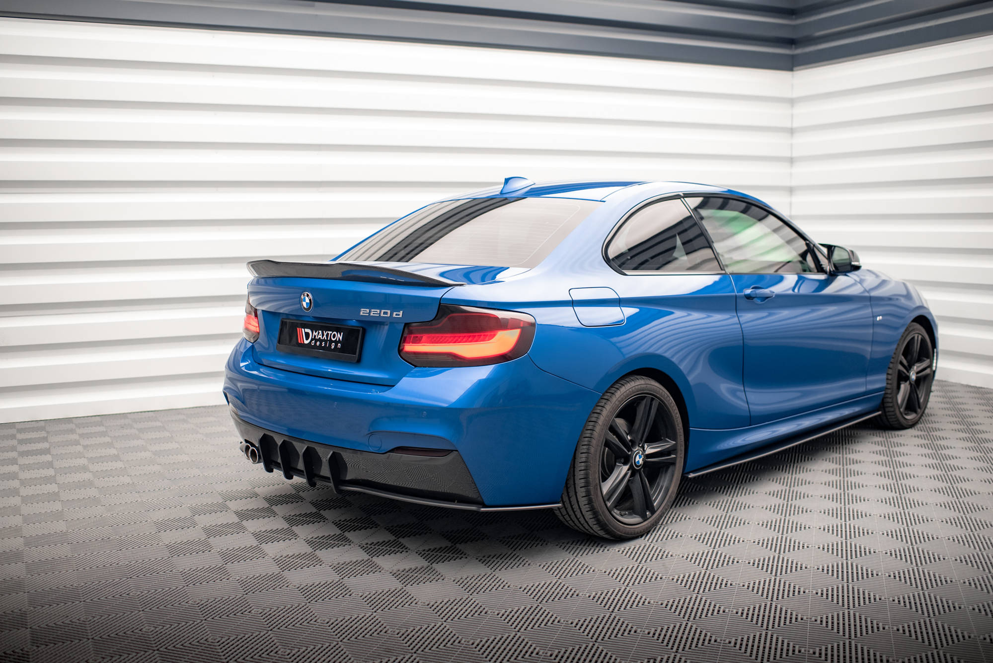 Maxton Design Street Pro Heckschürze passend für BMW 2 M-Paket F22
