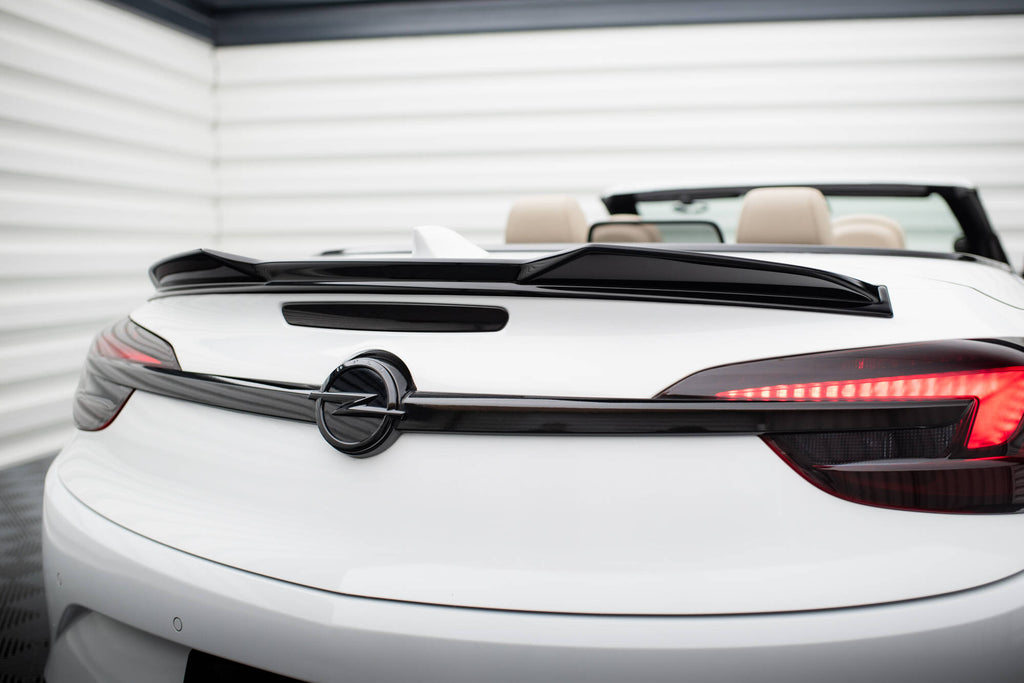 Maxton Design Spoiler CAP 3D passend für Opel Cascada schwarz Hochglanz
