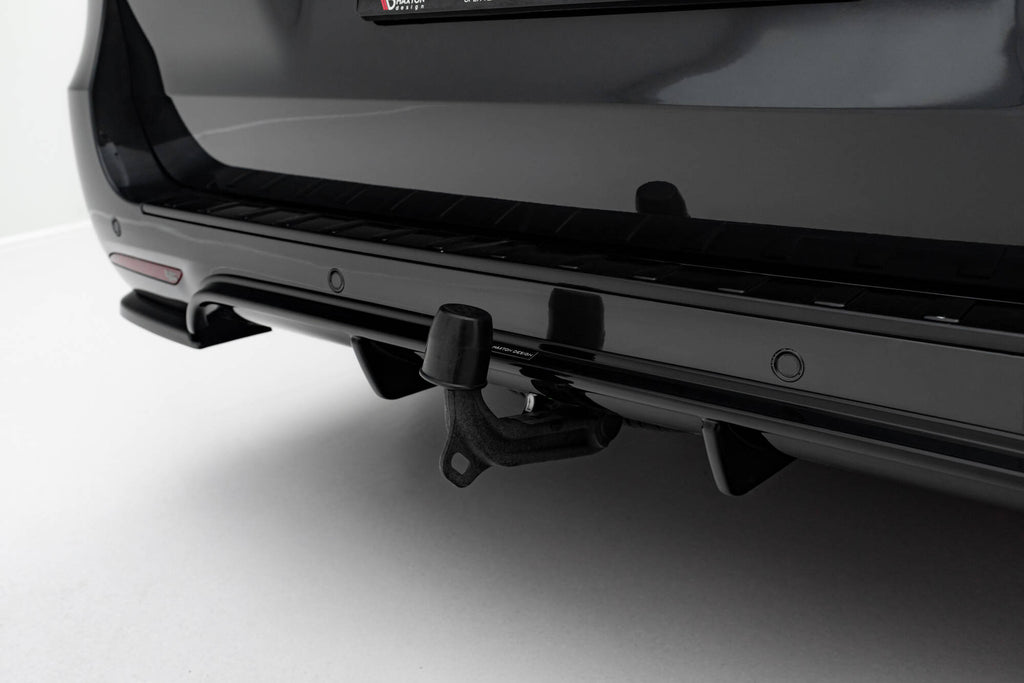 Maxton Design Diffusor Heck Ansatz passend für Mercedes-Benz V-Klasse AMG-Line W447 Facelift schwarz Hochglanz