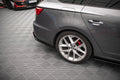 Maxton Design Heck Ansatz Flaps Diffusor V.2 passend für Seat Leon FR Sportstourer Mk3 schwarz Hochglanz