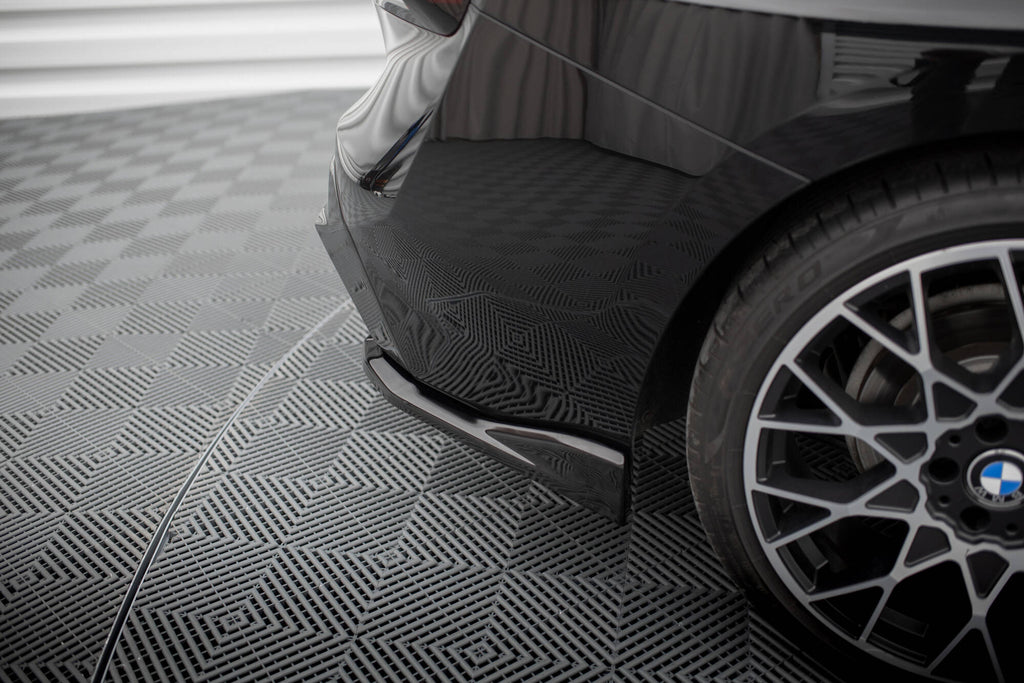 Maxton Design Heck Ansatz Flaps Diffusor V.4 passend für BMW 2 G42 schwarz Hochglanz