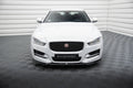 Maxton Design Street+ Spoilerlippe Front Ansatz V.2 passend für Jaguar XE R-Sport X760 schwarz Hochglanz