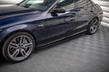 Maxton Design Seitenschweller Ansatz für MERCEDES- BENZ C43 AMG W205 Carbon Look
