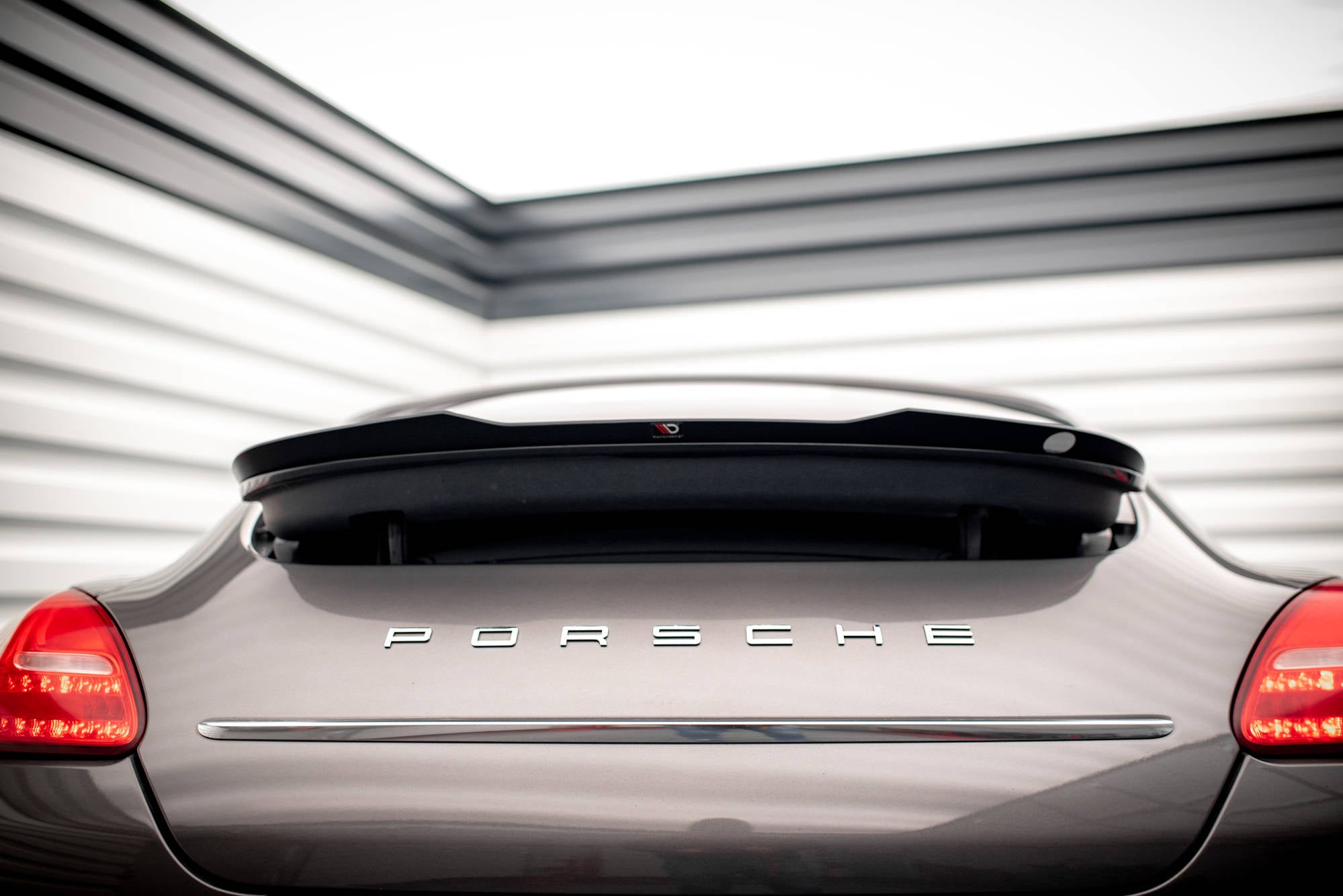 Maxton Design Spoiler CAP passend für Porsche Panamera / Panamera Diesel 970 schwarz Hochglanz