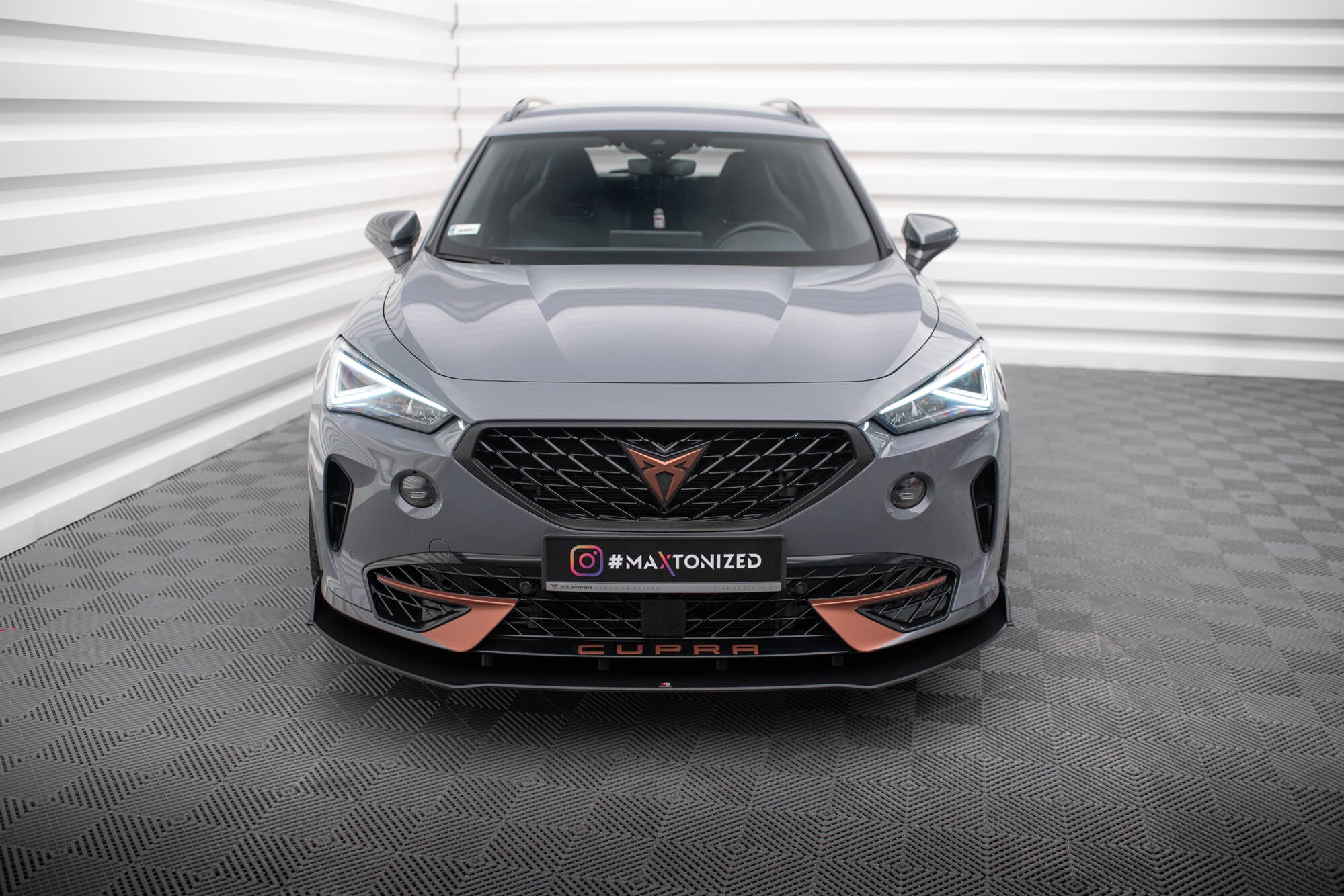 Maxton Design Street Pro Street+ Spoilerlippe Front Ansatz passend für Cupra Formentor Mk1