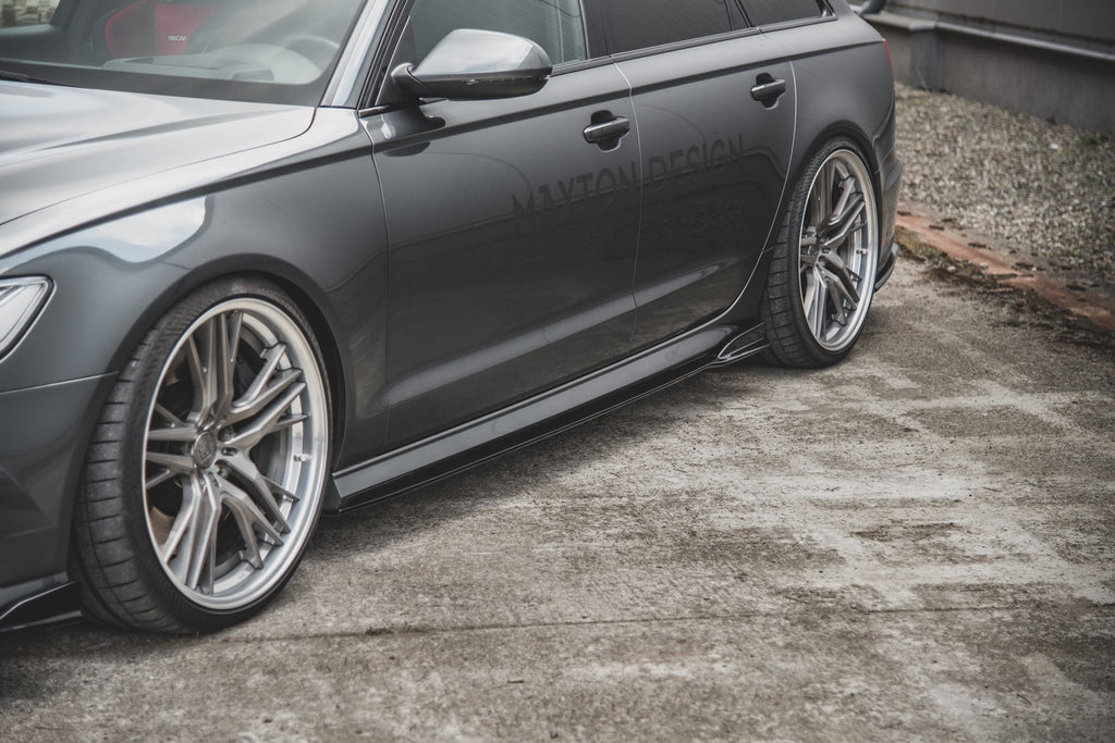 Maxton Design Street+ Seitenschweller Leisten passend für Audi A6 / A6 C7 S-line/ S6 C7 Facelift