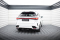 Maxton Design Street+ Mittlerer Diffusor RACE passend für Lexus RX F-Sport Mk5 schwarz Hochglanz