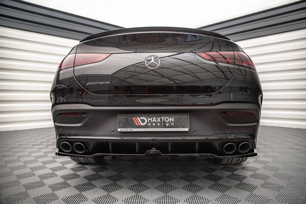 Maxton Design Street+ Mittlerer Diffusor RACE passend für Mercedes-AMG GLE 53 Coupe C167 / C167 Facelift schwarz Hochglanz