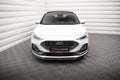 Maxton Design Street+ Spoilerlippe Front Ansatz V.2 passend für Ford Focus ST / ST-Line Mk4 Facelift schwarz Hochglanz