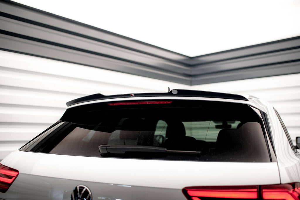 Maxton Design Spoiler CAP passend für VW Atlas Cross Sport schwarz Hochglanz
