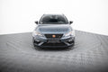 Maxton Design Street+ Spoilerlippe Front Ansatz V.4 passend für Seat Leon Cupra / FR Mk3 FL schwarz Hochglanz
