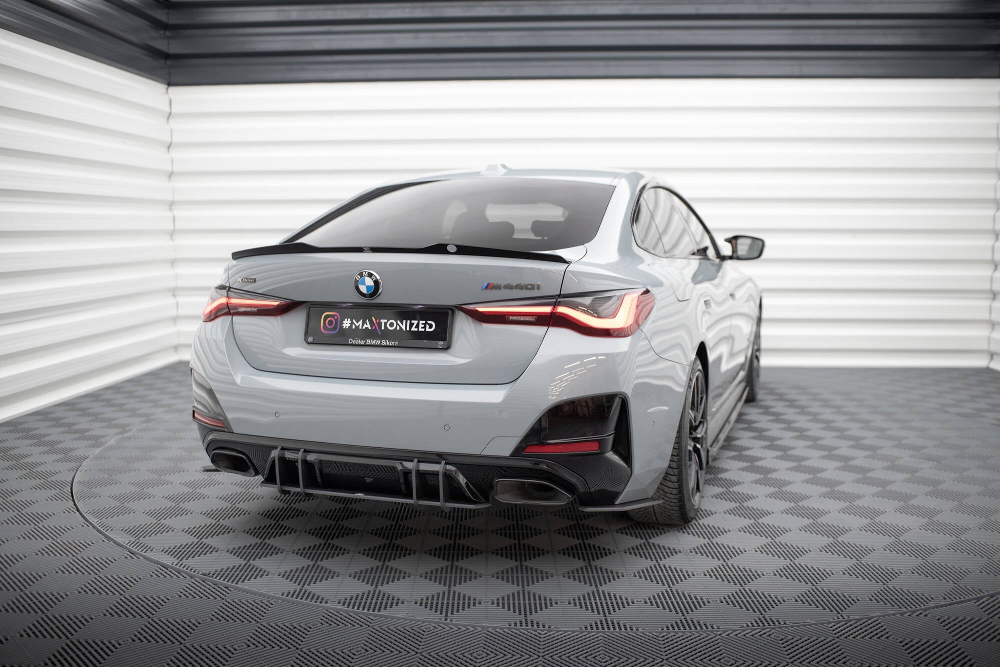 Maxton Design Street Pro Heckschürze passend für BMW 4er Gran Coupe M440i G26