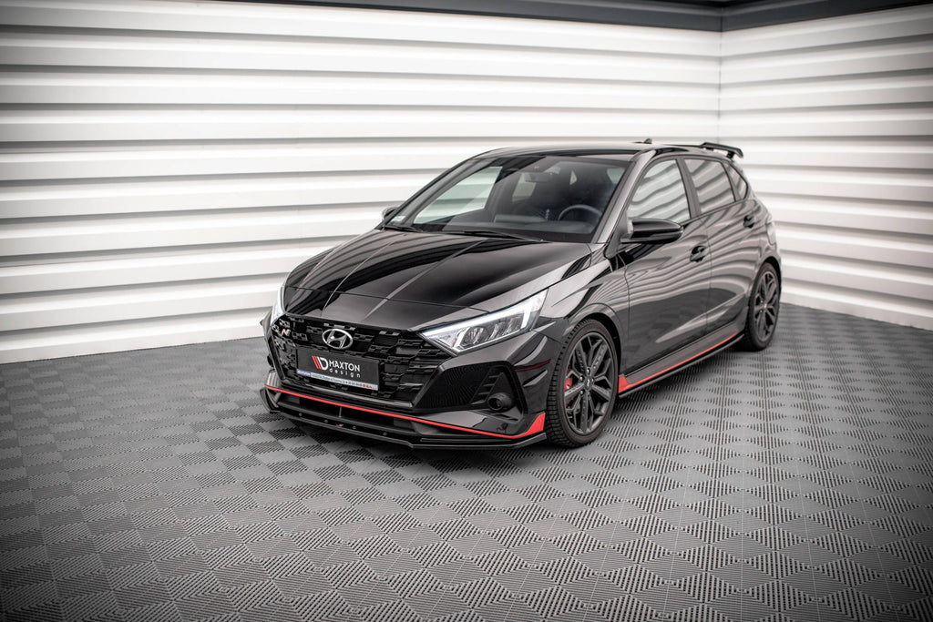 Maxton Design Street+ Seitenschweller Leisten passend für Hyundai I20 N Mk3 schwarz Hochglanz