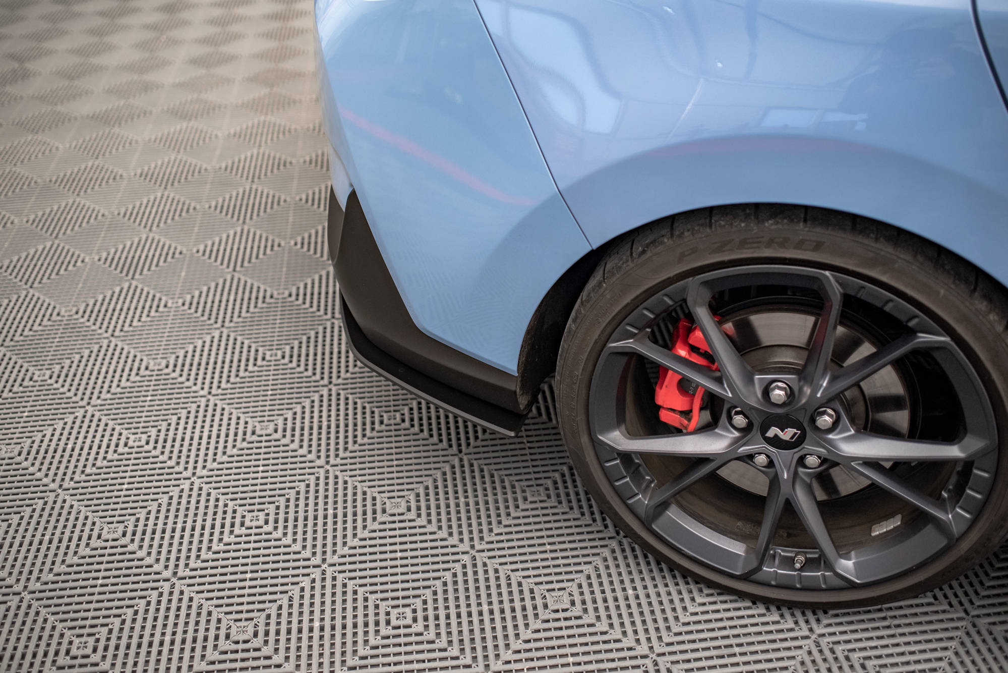 Maxton Design Street Pro Heck Ansatz Flaps Diffusor passend für Hyundai I30 N Fastback Mk3 Facelift
