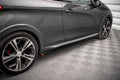 Maxton Design Street+ Seitenschweller Leisten passend für Peugeot 208 GTi Mk1 schwarz Hochglanz