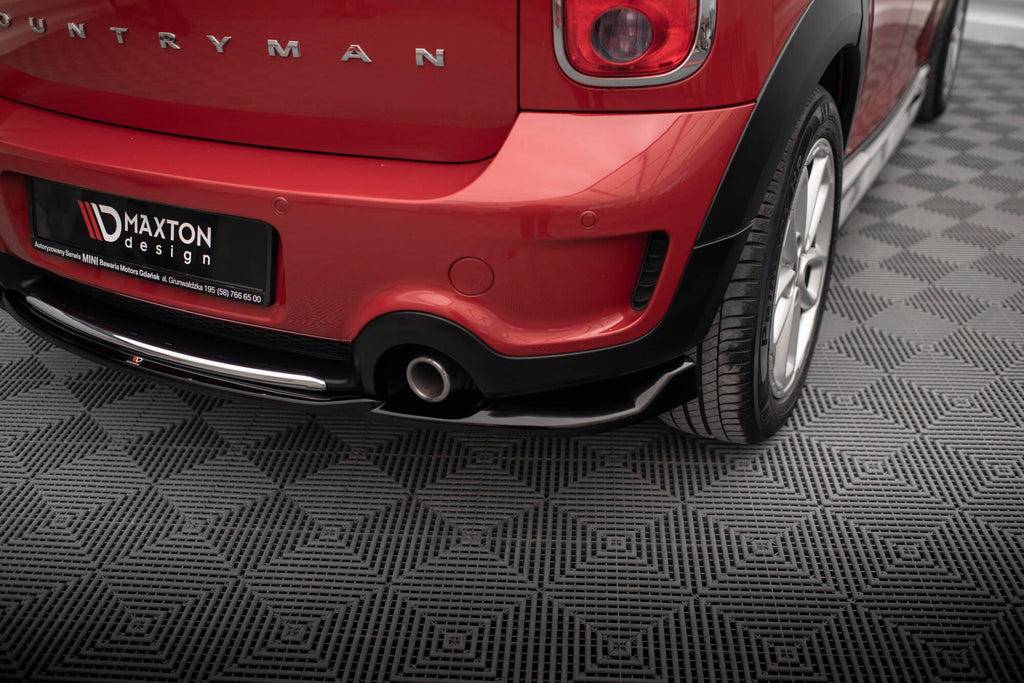 Maxton Design Heckansatz Mini Cooper Countryman R60 Facelift schwarz Hochglanz für Mini Countryman R60 Facelift