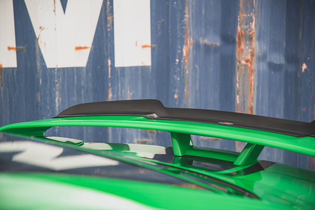 Maxton Design Spoiler CAP passend für Ford Mustang GT Mk6 Facelift schwarz Hochglanz