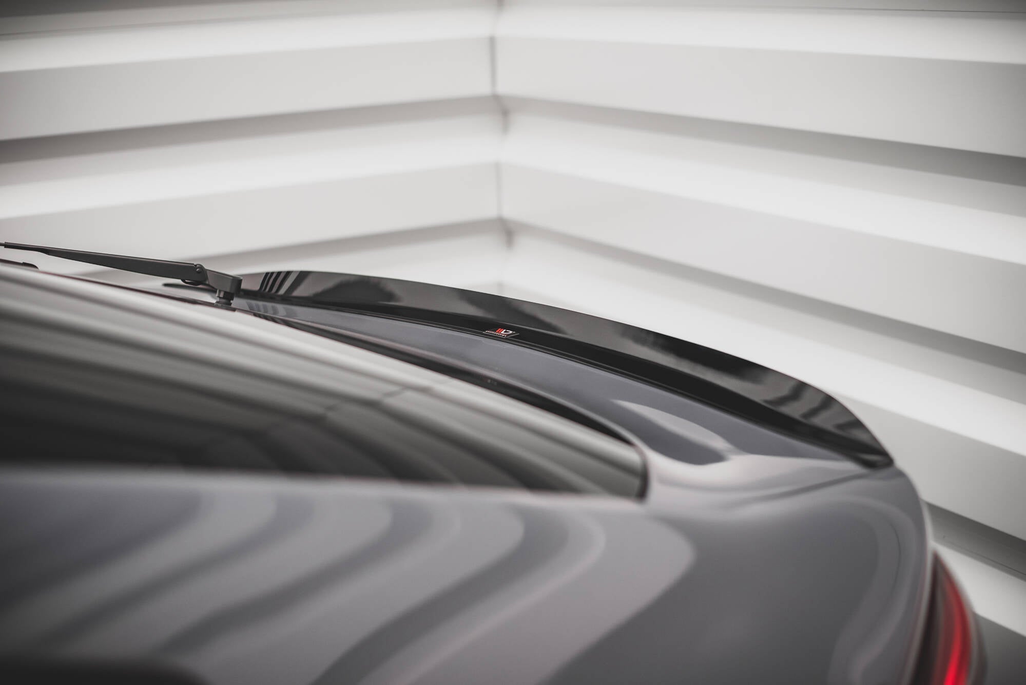 Maxton Design Spoiler CAP passend für Ford Mondeo Liftback Mk5 schwarz Hochglanz