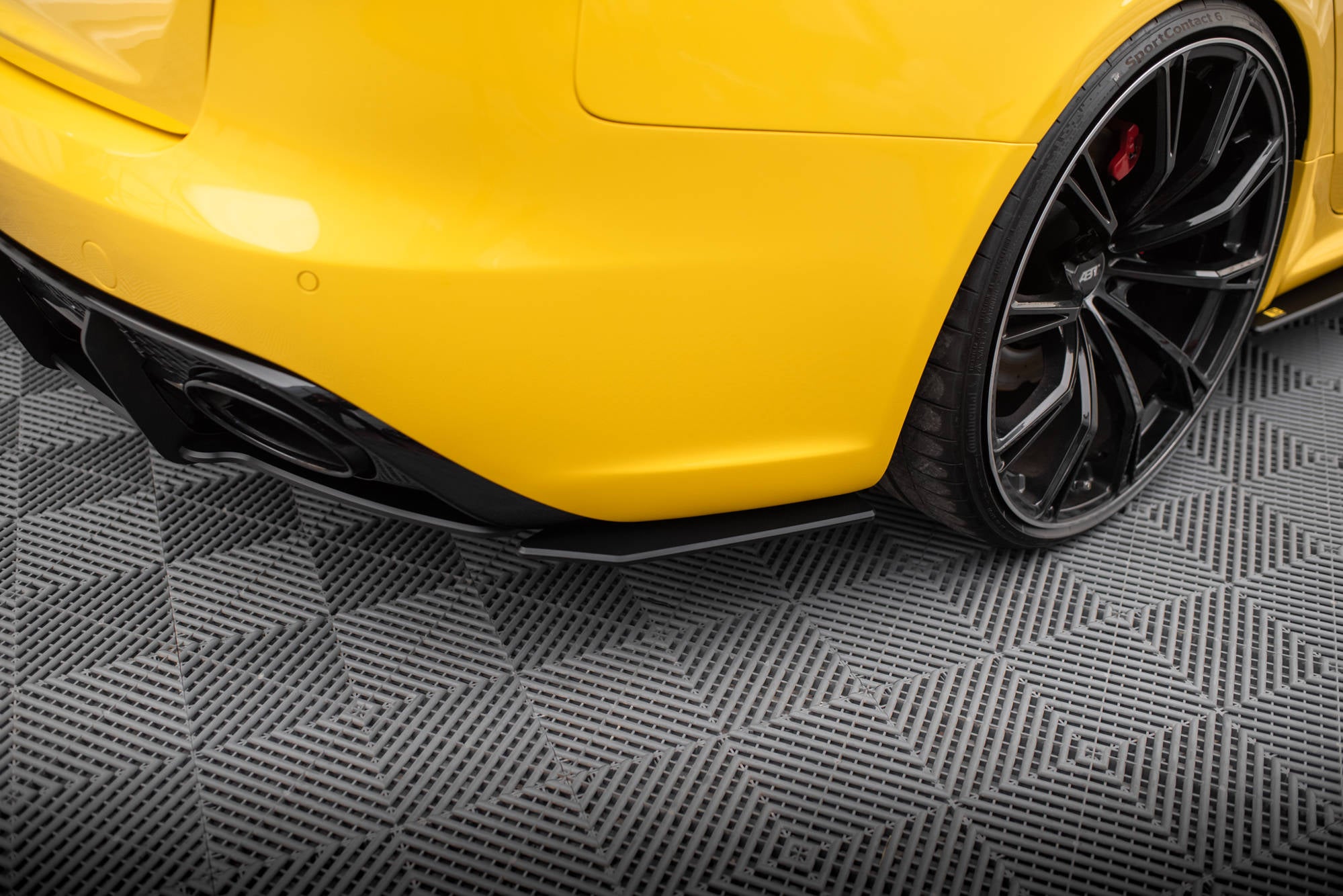 Maxton Design Street Pro Heck Ansatz Flaps Diffusor passend für Audi RS4 B8