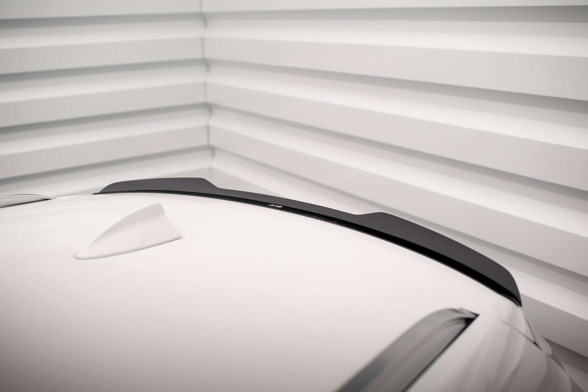 Maxton Design Spoiler CAP passend für BMW X3 M-Paket F25 schwarz Hochglanz