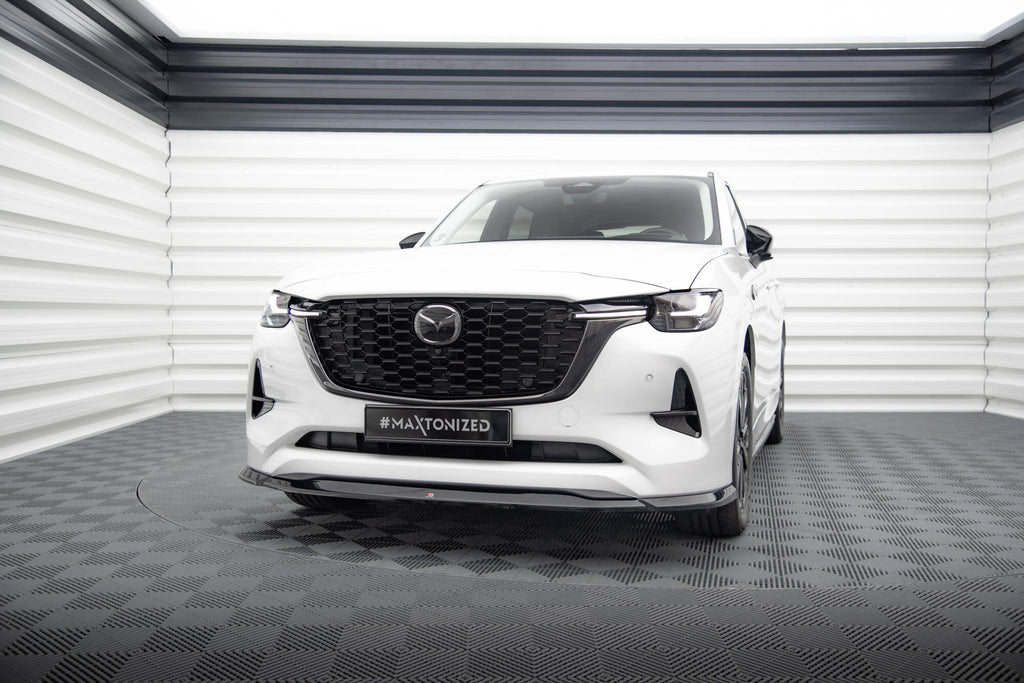 Maxton Design Street+ Spoilerlippe Front Ansatz V.2 passend für Mazda CX-60 Mk1 schwarz Hochglanz