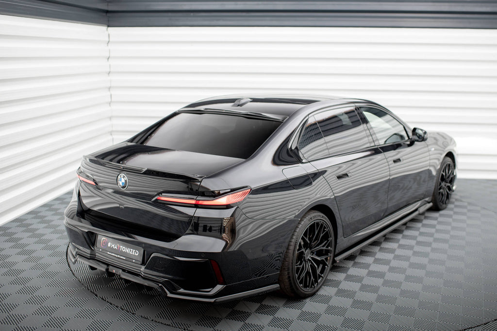 Maxton Design Heckscheiben Spoiler passend für BMW 7 G70 schwarz Hochglanz