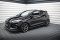 Maxton Design Seitenschweller Flaps passend für Ford Fiesta ST / ST-Line Mk8 schwarz Hochglanz