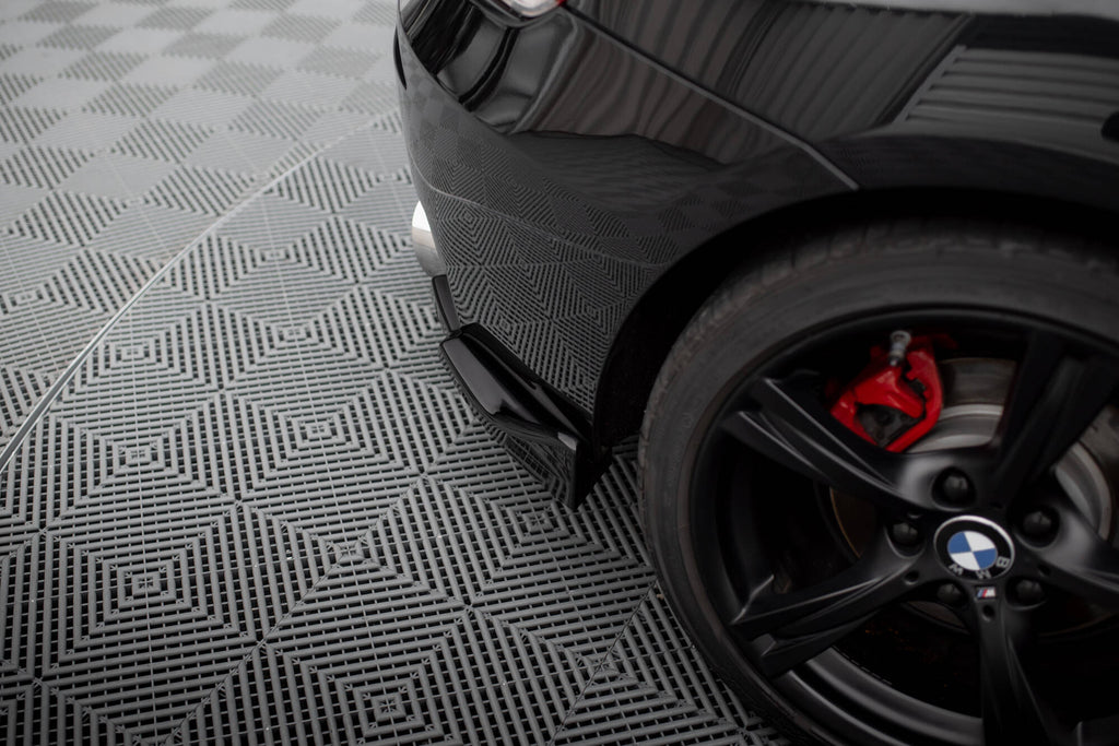 Maxton Design Heck Ansatz Flaps Diffusor passend für BMW Z4 M-Paket E89 Facelift schwarz Hochglanz