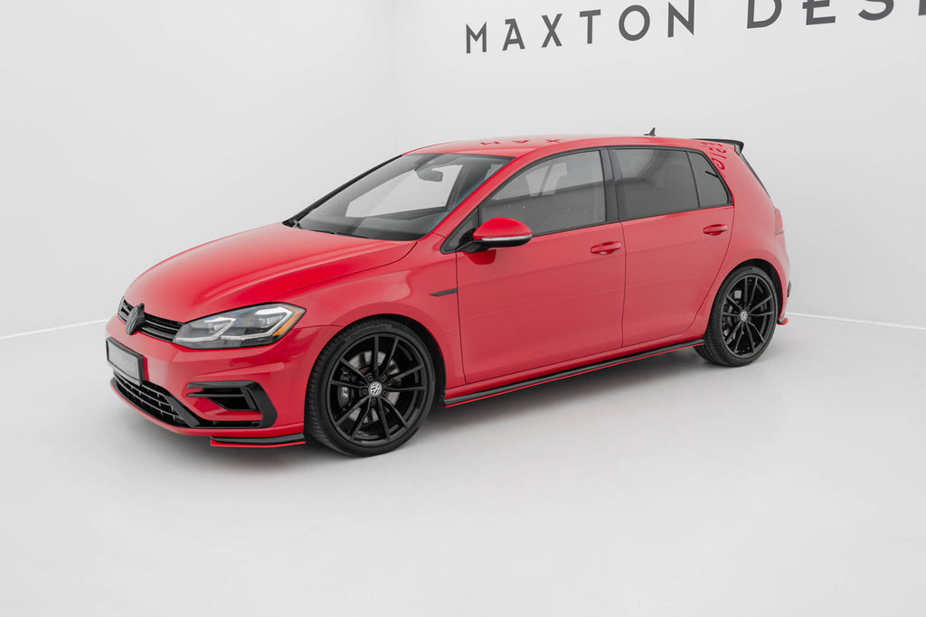 Maxton Design Seitenschweller Ansatz V.2 für VW Golf R / R-Line Mk7 Facelift