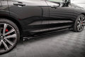 Maxton Design Street+ Seitenschweller Leisten passend für Volvo XC60 R-Design Mk2 Facelift schwarz Hochglanz