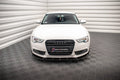 Maxton Design Street+ Spoilerlippe Front Ansatz V.1 passend für Audi A5 Coupe / Sportback 8T Facelift schwarz Hochglanz