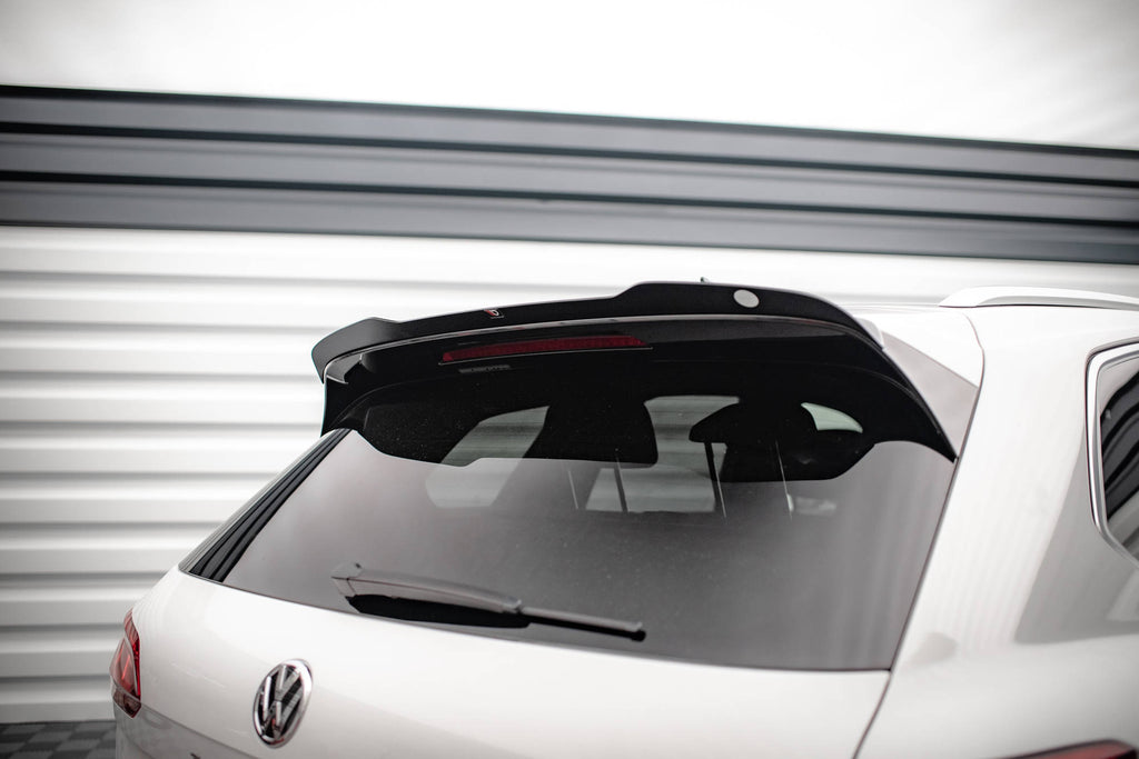 Maxton Design Spoiler CAP passend für VW Touareg R-Line Mk3 schwarz Hochglanz