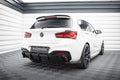 Maxton Design Spoiler CAP V.1 passend für BMW 1er M-Paket / M140i / Standard F20 schwarz Hochglanz