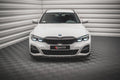 Maxton Design Street+ Spoilerlippe Front Ansatz V.5 passend für BMW 3er G20 / G21 M-Paket schwarz Hochglanz
